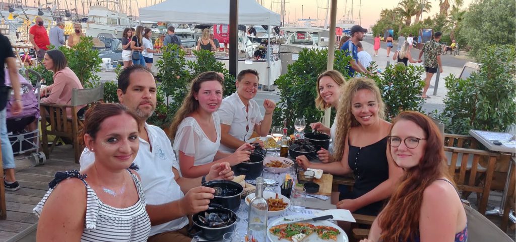 Comme dans Astérix, on finit l'aventure par un banquet !