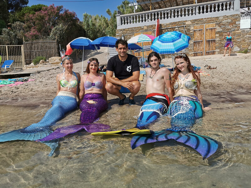 école des sirènes stage sirène école de sirène france hyères formation sirène mermaid miss france sirène PADI mermaid